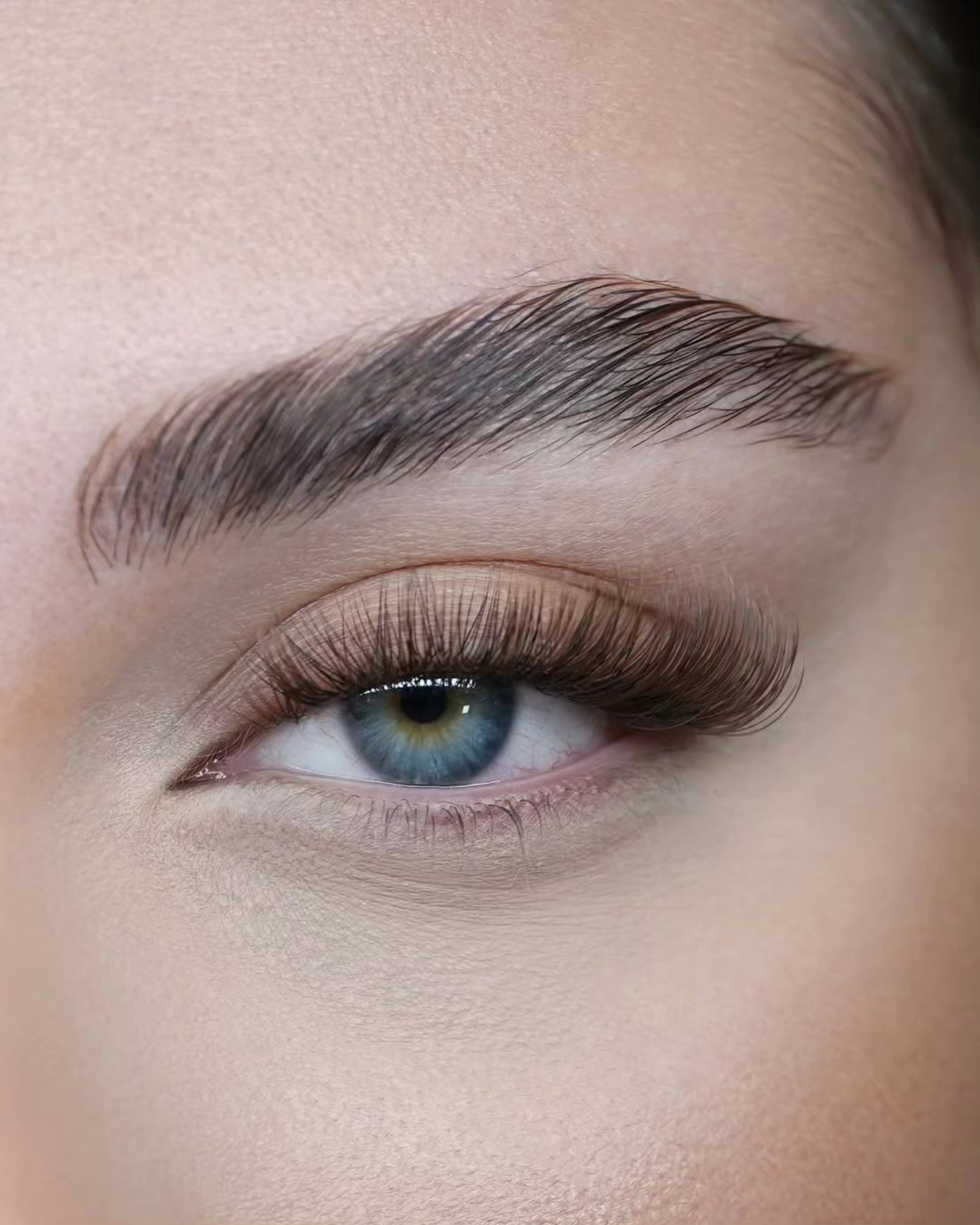 Lash and brow beauty detail at Para Ella women only salon, Meydan, Dubai