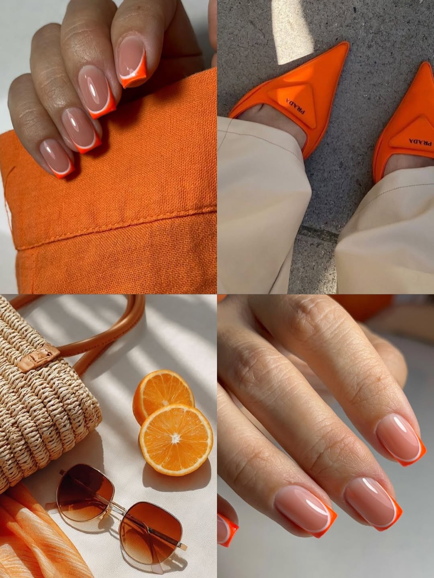 Fresh French manicure at Para Ella nail salon in Meydan, Dubai