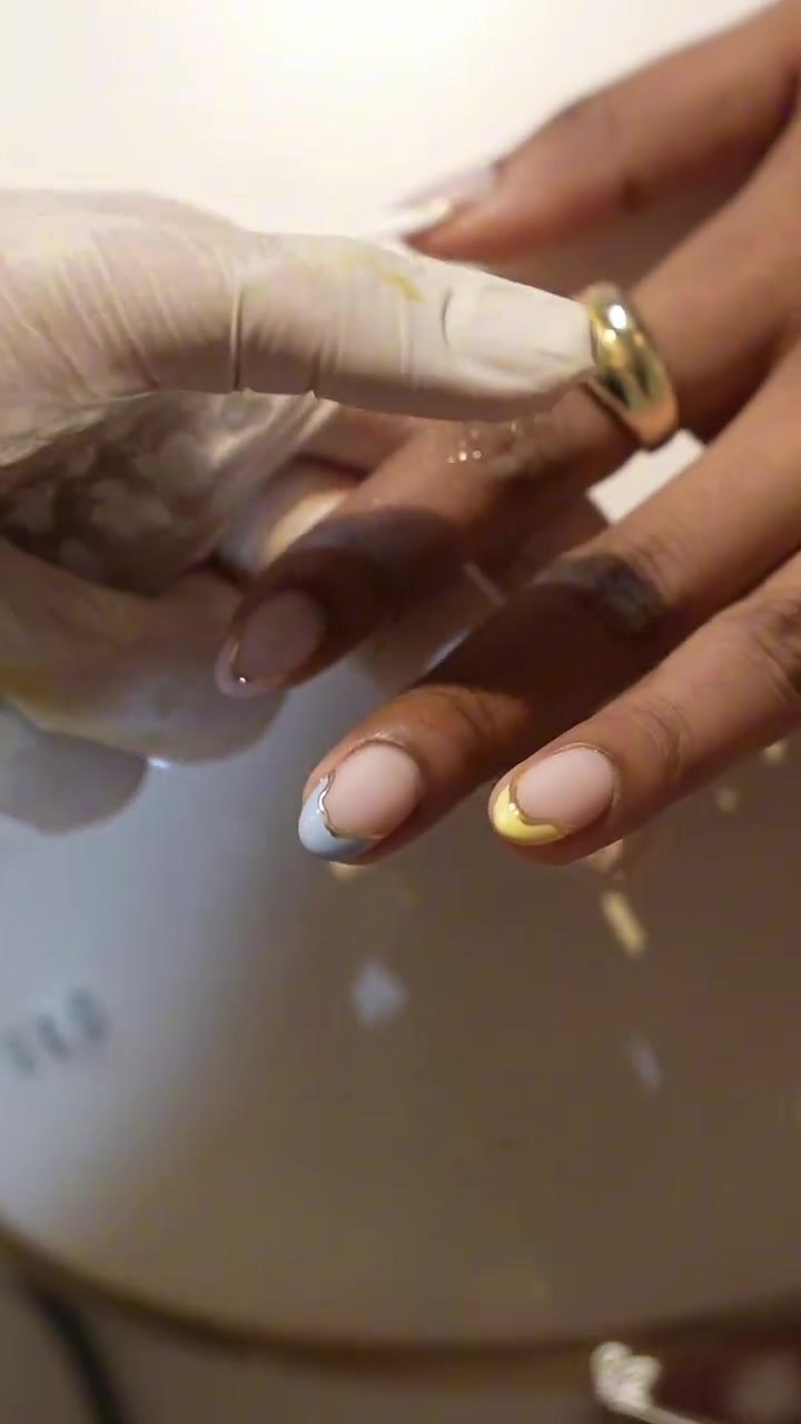Nail Art Painted by Hand